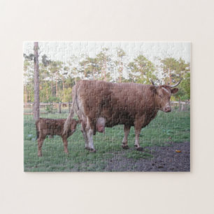 Momma Cow and Calf Puzzle
