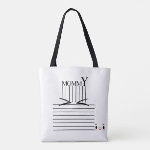 Mommy" Sac fourre-tout minimaliste - Chic et fonct