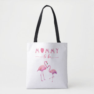 Mommy to Be Flamant rose Baby shower Sac fourre-to