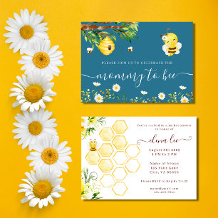 Mommy to Bee Baby shower Invitation