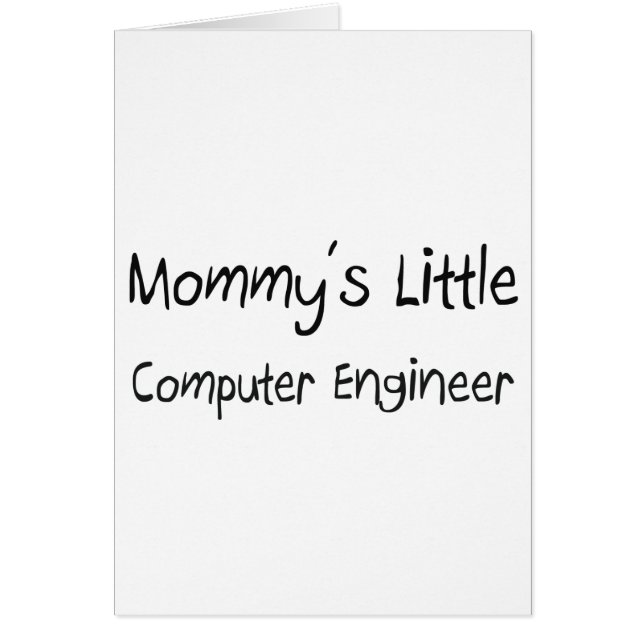 Mommys peu d'ingénieur informaticien (Devant)