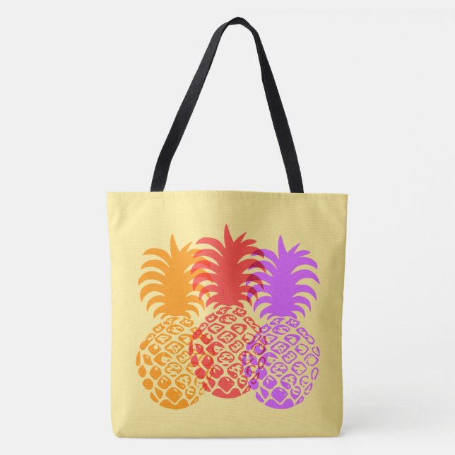 Momona Pineappy Tropical Trio Hawaiian Beach Sac (Devant)