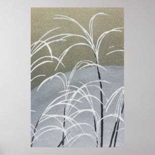 Momoyogusa Fleurs Poster japonais Vintage