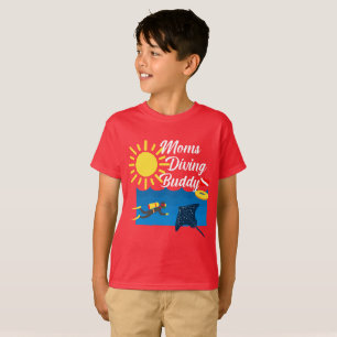 Moms Diving Buddy Design - T-Shirt de base pour en