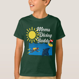 Moms Diving Buddy Design - T-Shirt de base pour en