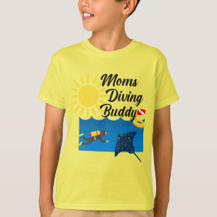 Moms Diving Buddy Design - T-Shirt de base pour en
