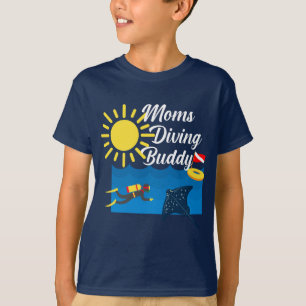 Moms Diving Buddy Design - T-Shirt de base pour en