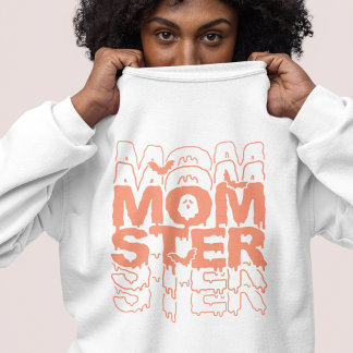 Momster Halloween Maman Funny Sweatshirt d'automne