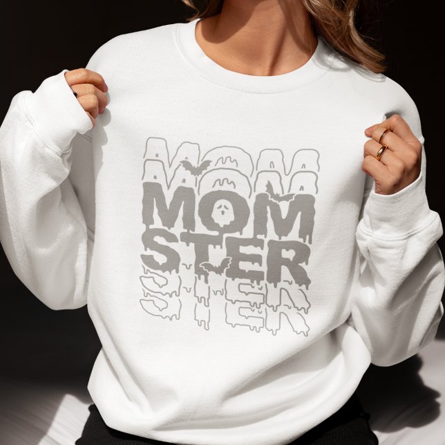 Momster Halloween Maman Funny Sweatshirt d'automne (Créateur téléchargé)