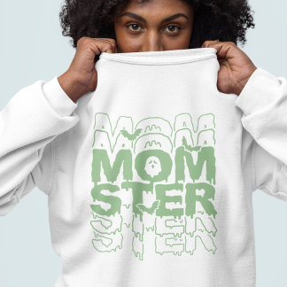 Momster Halloween Maman Funny Sweatshirt d'automne