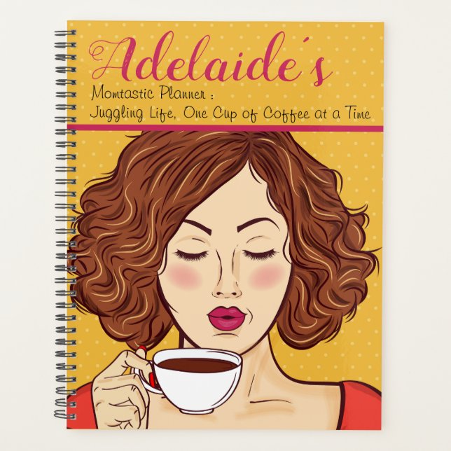 Momtastic Planner : Une tasse de café à la fois (Devant)