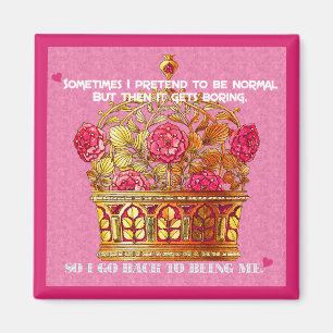 Mon aimant floral de la Couronne