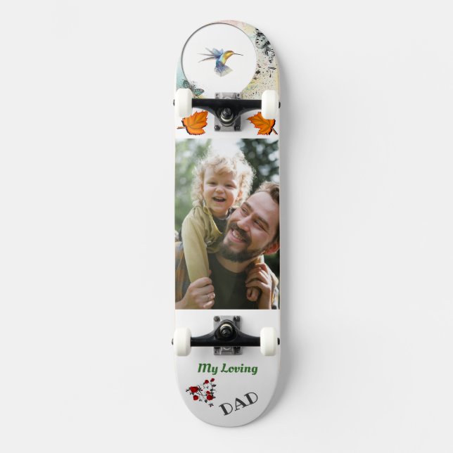 Mon amour DAD Photo skateboard (Recto)