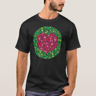 Mon amour est T-shirt d'abat-jour de couleur