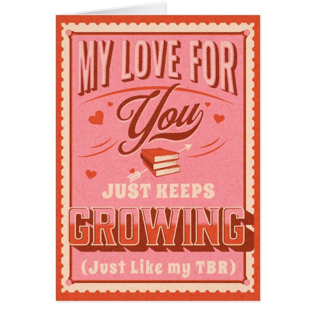 Mon Amour pour toi continue à grandir, comme ma TB (Devant)