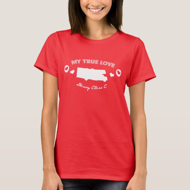 Mon amour vrai est mon T-shirt de rv (Devant)
