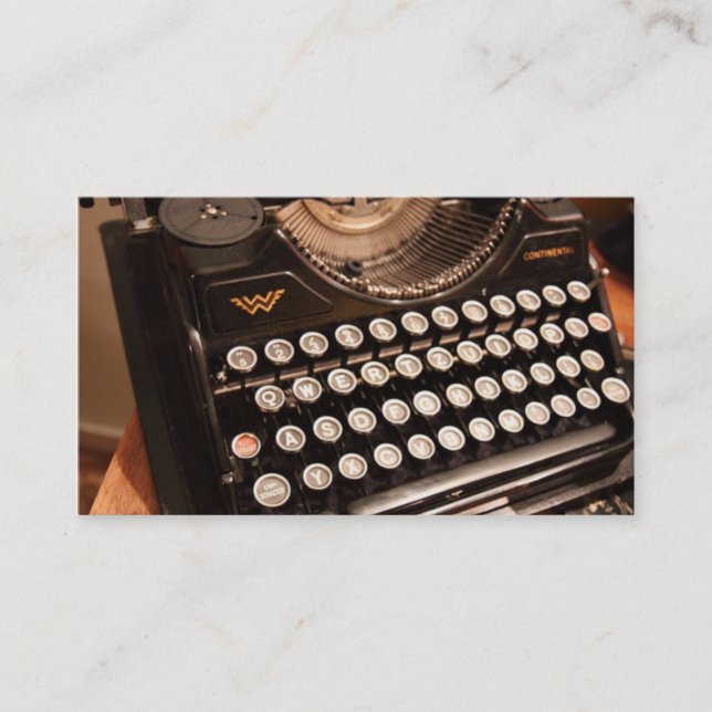Mon ancien Carte de visite de clavier (Devant)