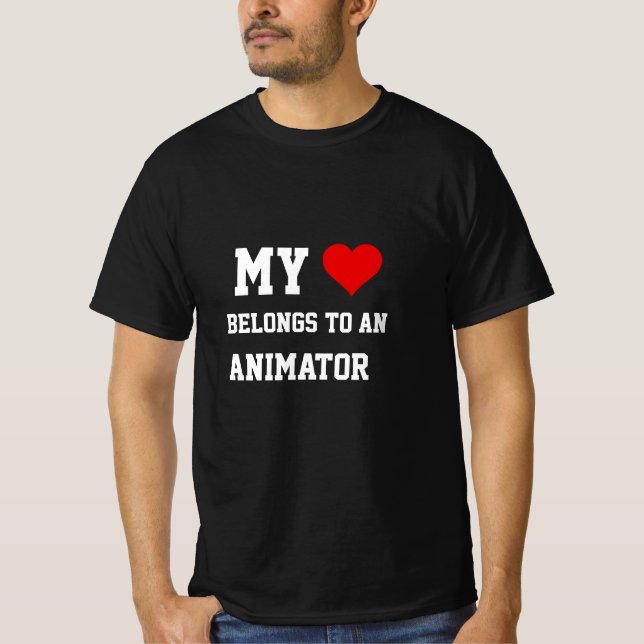 Mon Appartenance À Un T-shirt Animateur (Devant)