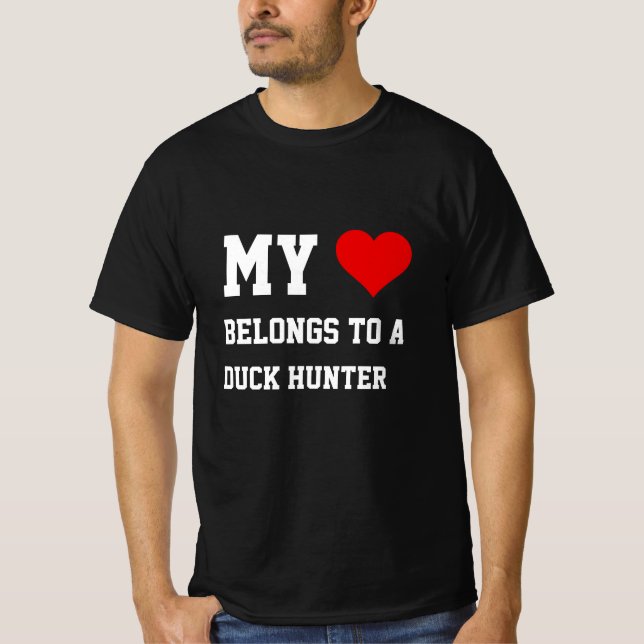 Mon Appartenance À Un T-Shirt Chasseur De Canards (Devant)