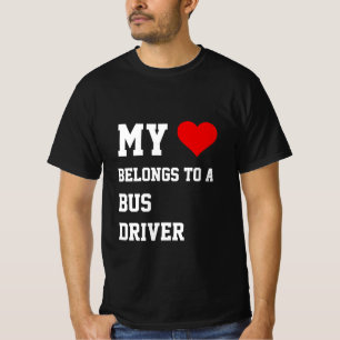 Mon Appartenance À Un T-Shirt De Conducteur De Bus