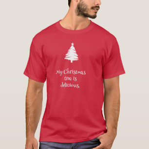 Mon arbre de Noël est T-shirt délicieux