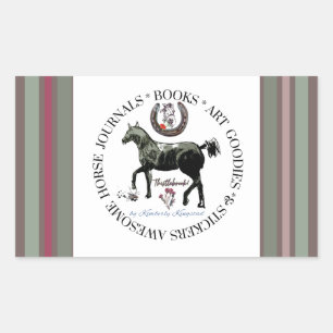 mon autocollant de sac de marque