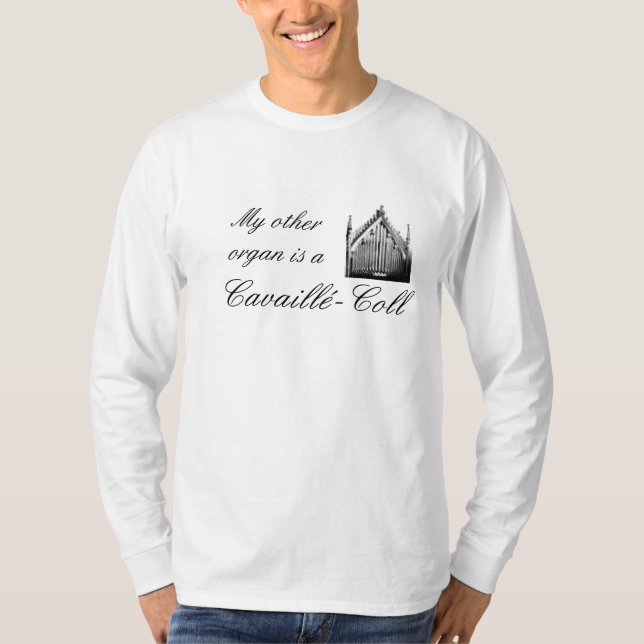 "Mon autre organe est" T-shirt de musique (Devant)