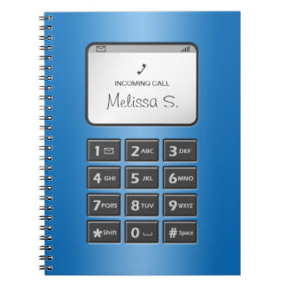 Mon autre téléphone - carnet bleu
