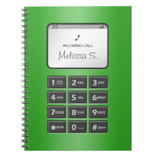 Mon autre téléphone - carnet vert
