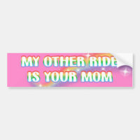 mon autre voiture est votre maman Sticker