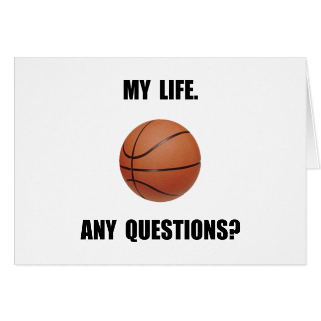 Mon basket-ball de la vie (Devant Horizontal)