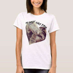 Mon bébé a le T-shirt de pattes