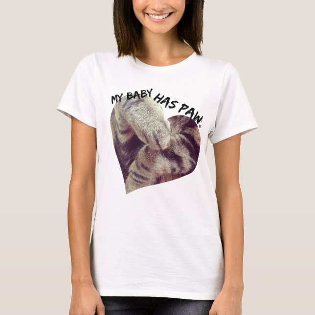 Mon bébé a le T-shirt de pattes (Devant)