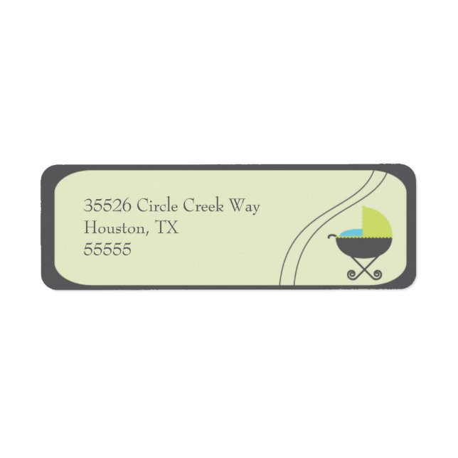 Mon bébé ! Étiquettes du jeu d'invitation de trans (Devant)