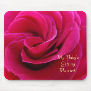 Mon bébé se marie ! Tapis de souris Rose rose