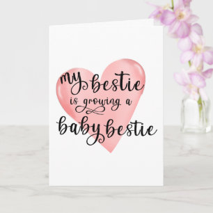 Mon Bestie Est Une Carte Personalisée Enceinte