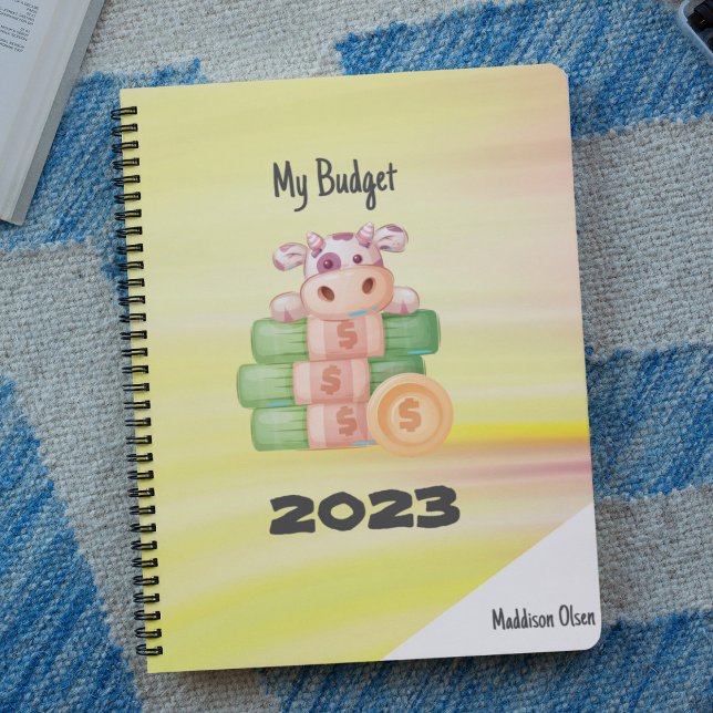 Mon budget mignon vache d'argent sur le marbre ave (Créateur téléchargé)