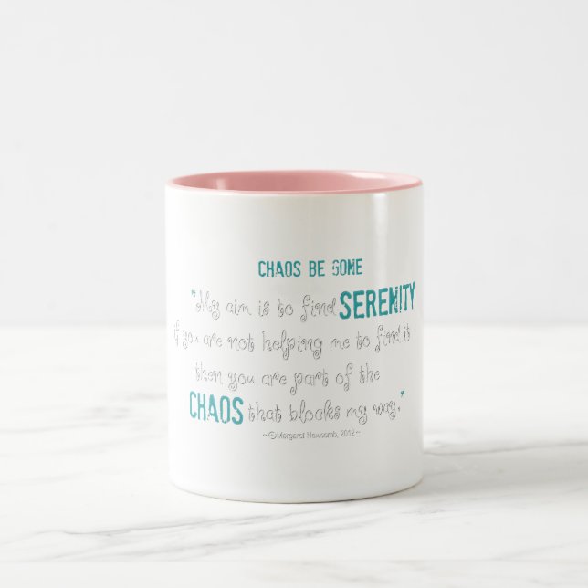 Mon but est de trouver de la Mug de café Serenity (Centre)
