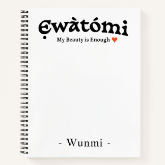 Mon Cahier Ma Beauté Suffit — Cadeau pour Elle