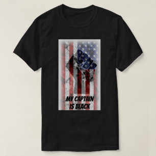 Mon capitaine est un T-shirt noir