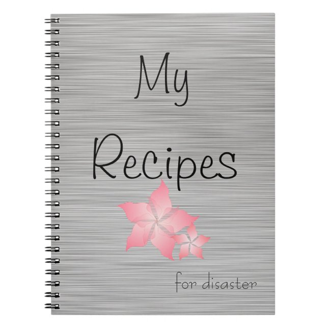 Mon carnet de recettes (pour la catastrophe) (Devant)