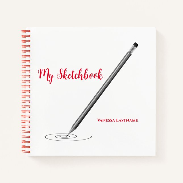 Mon carnet d'esquisses et mes notes avec personnal (Devant)