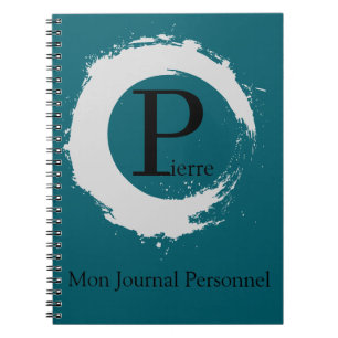 Mon Carnet Quotidien Turquois à Personnaliser