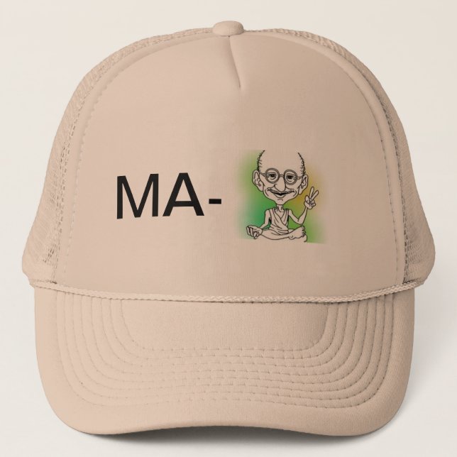 Mon casquette 'MA-Ghandi' (Devant)