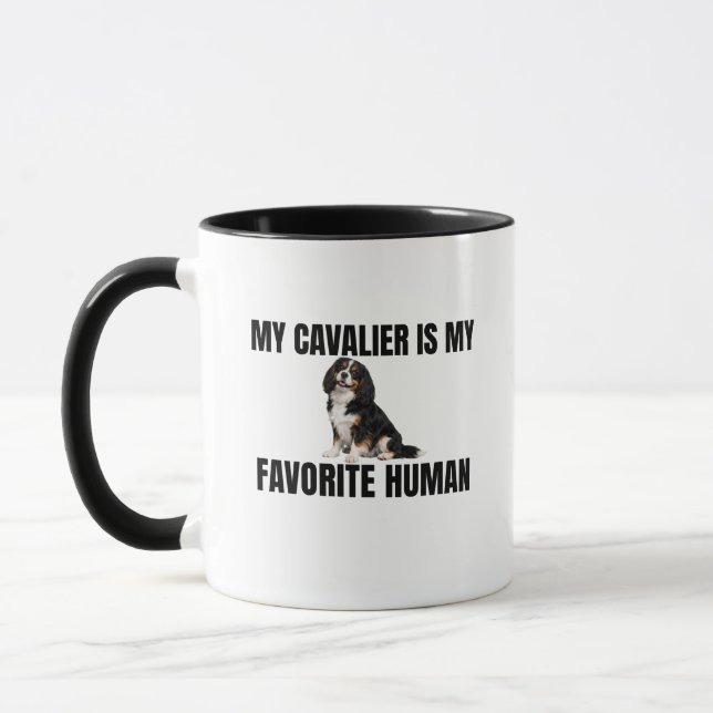 Mon Cavalier Est Mon Humain Préféré Mug (Gauche)