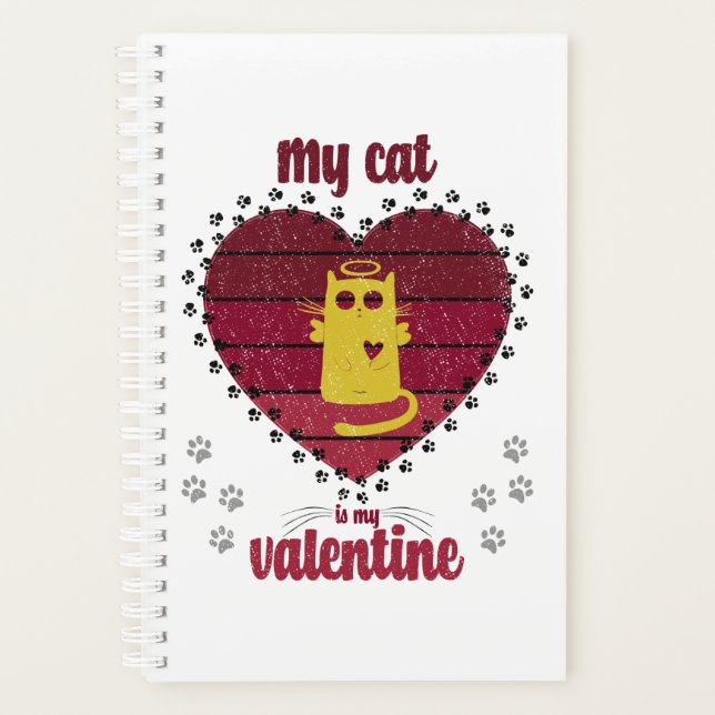 Mon Chat Est Ma Saint Valentin | Drôle cadeau amou (Devant)