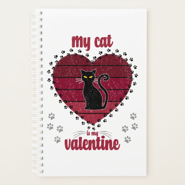 Mon Chat Est Ma Saint Valentin | Joli cadeau valen (Devant)