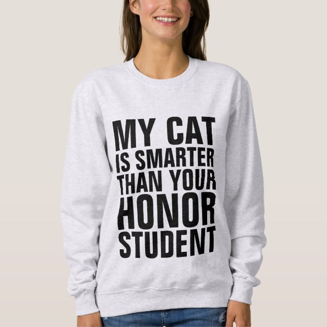 MON CHAT EST PLUS INTELLIGENT QUE VOS T-shirts ÉTU (Devant)