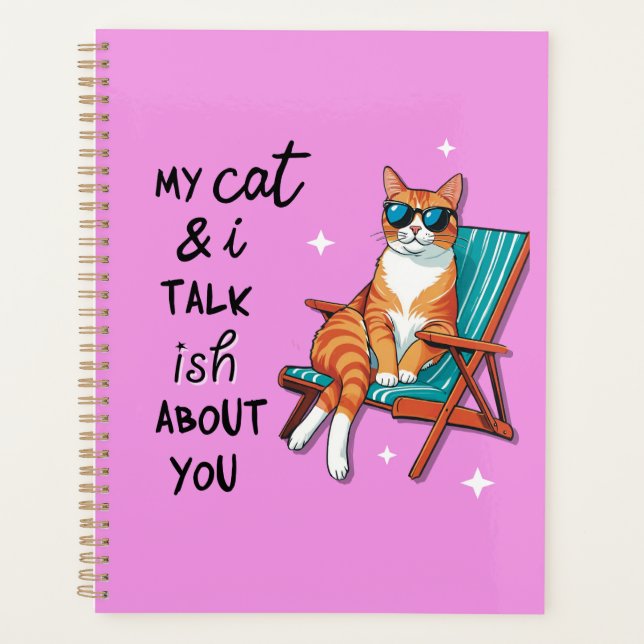 Mon chat et moi parlons un peu de vous (Devant)