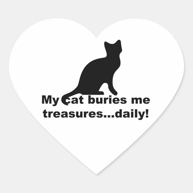 Mon chat me Buries Trésors Quotidiens Stickers Drô (Devant)